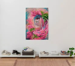 Komar Leinwandbild »Hawaiana - Größe 40 x 60 cm« Natur 1 Stk. tlg. Keilrahmenbild mi Echtholzrahmen