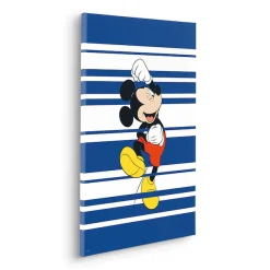 Komar Leinwandbild »Mickey Rockstar - Größe 40 x 60 cm« Natur 1 Stk. tlg. Keilrahmenbild mi Echtholzrahmen