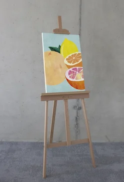 Komar Leinwandbild »Mint and Lemonade - Größe 40 x 60 cm« Natur 1 Stk. tlg. Keilrahmenbild mi Echtholzrahmen