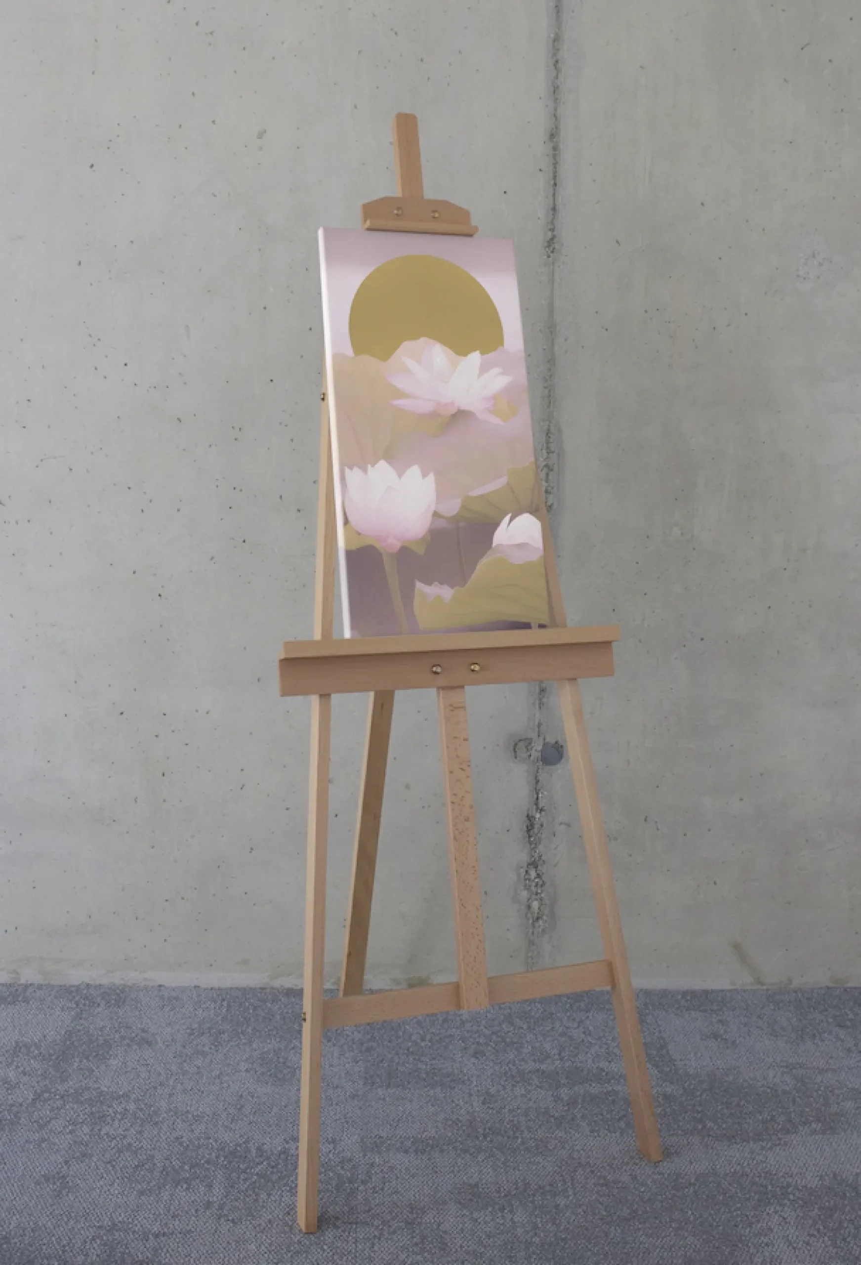 Komar Leinwandbild »Ombré Rosé - Größe 30 x 60 cm« Natur 1 Stk. tlg. Keilrahmenbild mi Echtholzrahmen