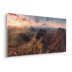 Komar Leinwandbild »Primeval Days - Größe 90 x 40 cm« Baum | Berge | Blumen | Blätter | Foto | Jahreszeiten | Landschaft | Meer