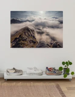 Komar Leinwandbild »Sea of Fog - Größe 60 x 40 cm« Baum | Berge | Blumen | Blätter | Foto | Jahreszeiten | Landschaft | Meer