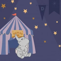 Komar Leinwandbild »Starry Night with Dumbo - Größe 60 x 60 cm« Disney 60 x 60 cm (Breite x Höhe), 1 Stk. tlg. Keilrahmenbild mit Echtholzrahmen, Kinderzimmer