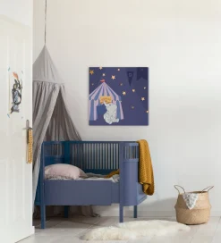 Komar Leinwandbild »Starry Night with Dumbo - Größe 60 x 60 cm« Disney 60 x 60 cm (Breite x Höhe), 1 Stk. tlg. Keilrahmenbild mit Echtholzrahmen, Kinderzimmer