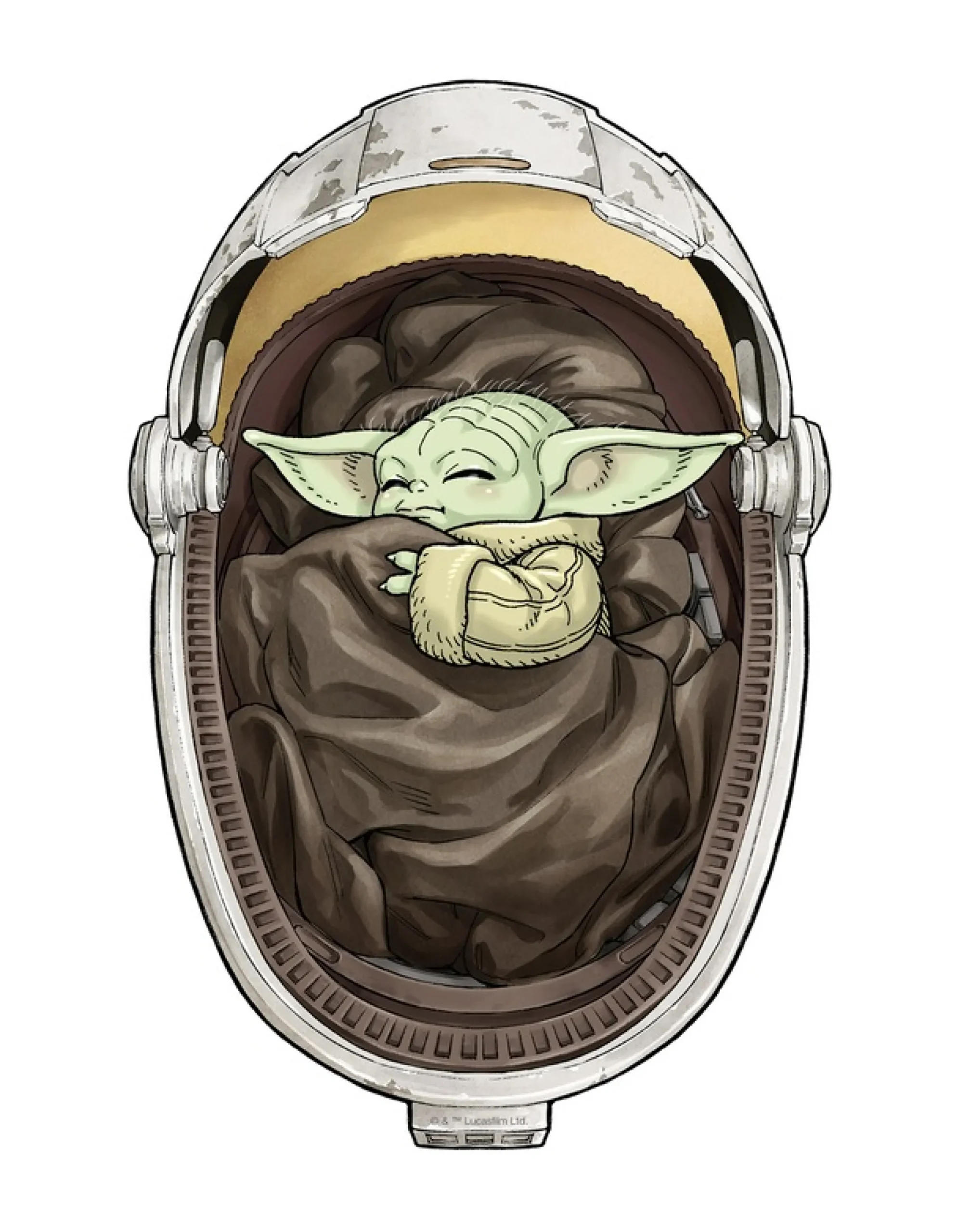 Komar Leinwandbild »Star Wars The Mandalorian Grogu Sleeping« Disney 1 Stk. tlg. 30 x 40 cm (Breite x Höhe) - Kinderzimmer, Dekoration