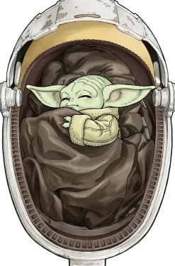 Komar Leinwandbild »Star Wars The Mandalorian Grogu Sleeping« Disney 1 Stk. tlg. 30 x 40 cm (Breite x Höhe) - Kinderzimmer, Dekoration