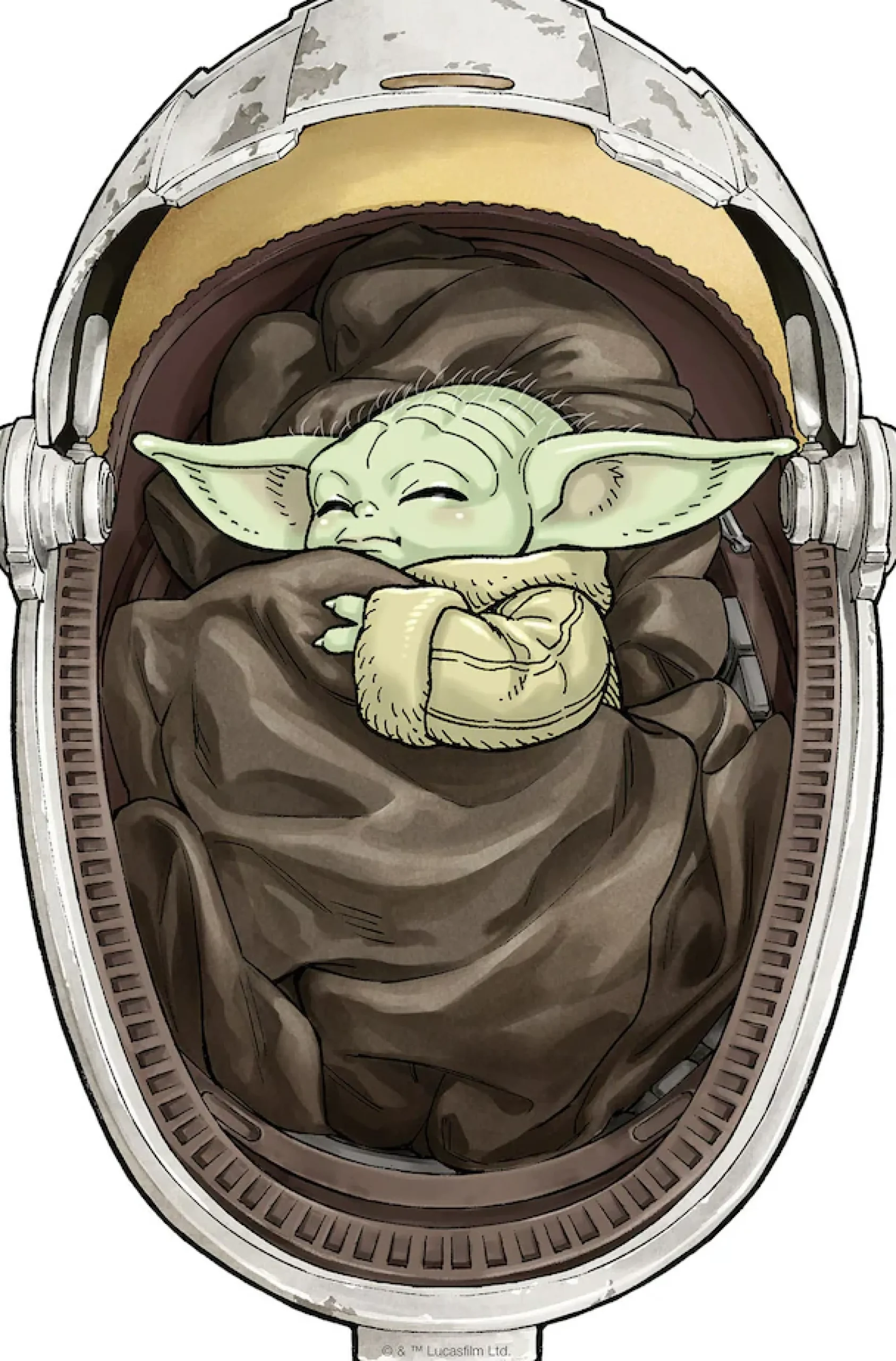 Komar Leinwandbild »Star Wars The Mandalorian Grogu Sleeping« Disney 1 Stk. tlg. 30 x 40 cm (Breite x Höhe) - Kinderzimmer, Dekoration