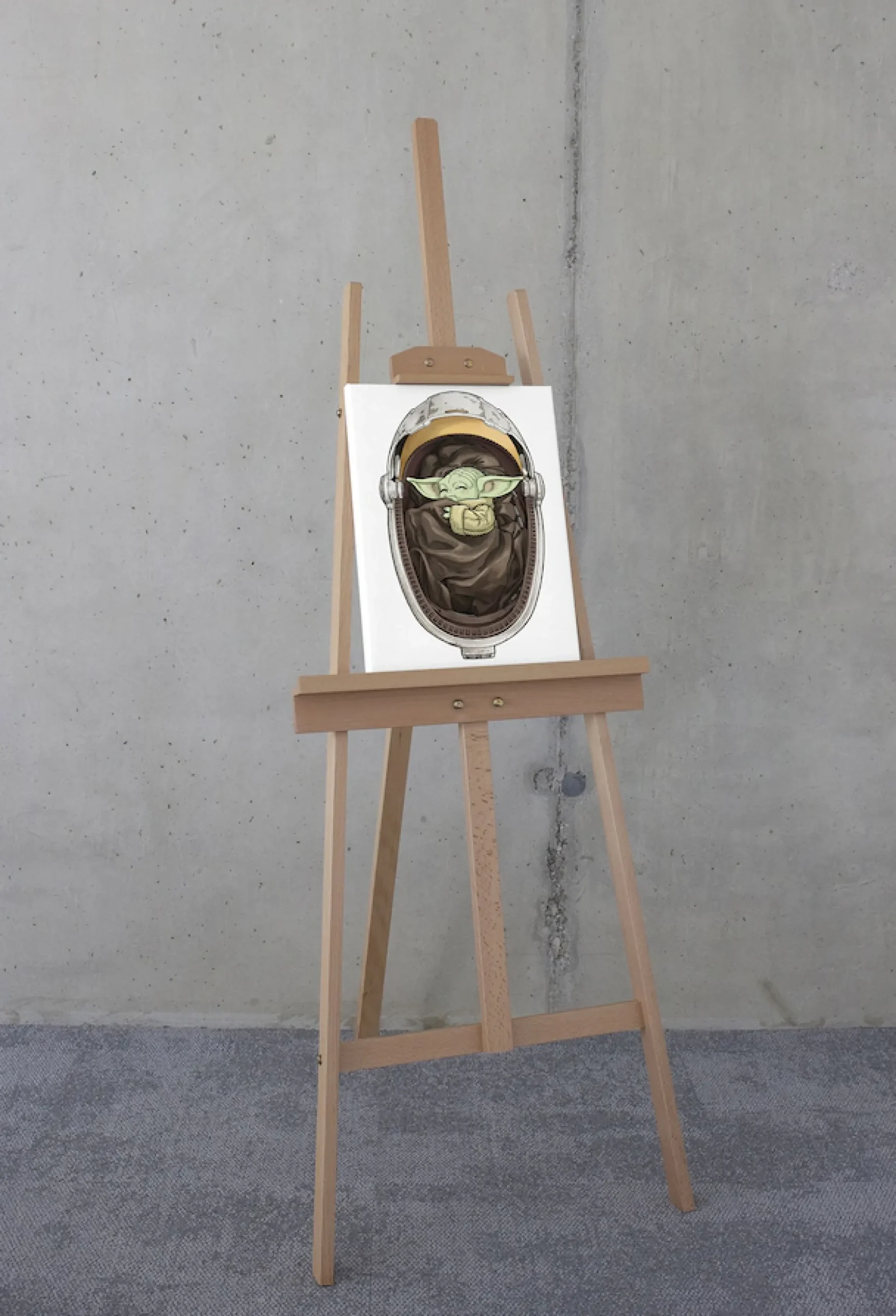 Komar Leinwandbild »Star Wars The Mandalorian Grogu Sleeping« Disney 1 Stk. tlg. 30 x 40 cm (Breite x Höhe) - Kinderzimmer, Dekoration
