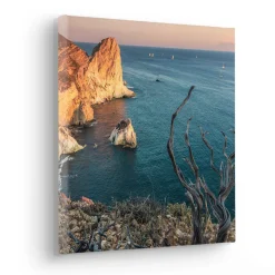 Komar Leinwandbild »Steep Cove - Größe 30 x 30 cm« Baum | Berge | Blumen | Blätter | Foto | Jahreszeiten | Landschaft | Meer