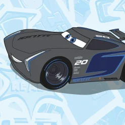 Komar Vliestapete »Cars Let's Race« bedruckt glatt Rolle mit 53 x 1005 cm