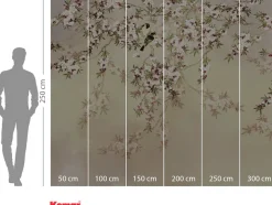 Komar Vliestapete »Digitaldruck Vlies -Love Birds - Größe 300 x 250 cm« bedruckt glatt Wohnzimmer, Schlafzimmer