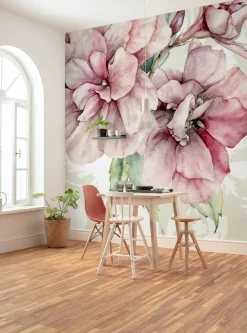 Komar Vliestapete »Digitaldruck Vlies -La Flor - Größe 300 x 280 cm« bedruckt glatt Wohnzimmer, Schlafzimmer