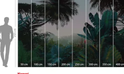 Komar Vliestapete »Digitaldruck Vlies -Jungle Morning - Größe 400 x 250 cm« bedruckt glatt Wohnzimmer, Schlafzimmer