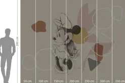 Komar Vliestapete »Digitaldruck Vlies -Minnie Soft Shapes - Größe 350 x 280 cm« bedruckt glatt Kinderzimmer
