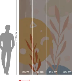 Komar Vliestapete »Digitaldruck Vlies -Bohemia Scandi - Größe 200 x 280 cm« bedruckt glatt Wohnzimmer, Schlafzimmer