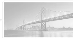 Komar Vliestapete »Digitaldruck Vlies -Spectacular San Francisco - Größe 200 x 100 cm« bedruckt glatt Wohnzimmer, Schlafzimmer