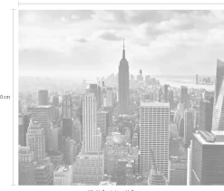 Komar Vliestapete »Digitaldruck Vlies -NYC Black and White - Größe 300 x 250 cm« bedruckt glatt Wohnzimmer, Schlafzimmer