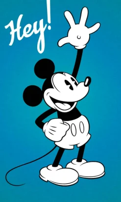 Komar Vliestapete »Digitaldruck Vlies -Mickey - Hey - Größe 120 x 200 cm« bedruckt glatt Kinderzimmer