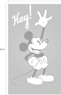 Komar Vliestapete »Digitaldruck Vlies -Mickey - Hey - Größe 120 x 200 cm« bedruckt glatt Kinderzimmer
