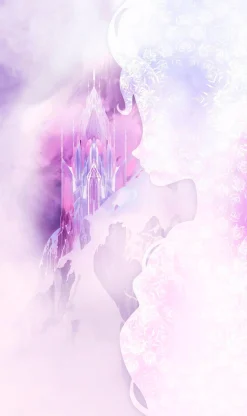 Komar Vliestapete »Digitaldruck Vlies -Frozen Winter Mist - Größe 120 x 200 cm« bedruckt glatt Kinderzimmer