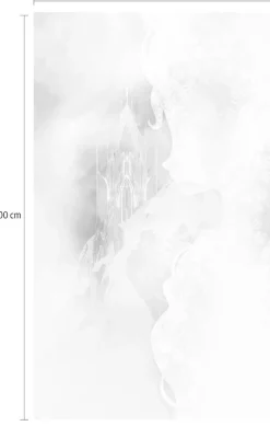 Komar Vliestapete »Digitaldruck Vlies -Frozen Winter Mist - Größe 120 x 200 cm« bedruckt glatt Kinderzimmer