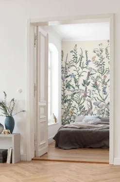 Komar Vliestapete »Digitaldruck Vlies -Flowering Herbs - Größe 200 x 250 cm« bedruckt glatt Wohnzimmer, Schlafzimmer