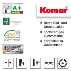 Komar Vliestapete »Digitaldruck Vlies -Sweet Lullaby - Größe 200 x 250 cm« bedruckt glatt Wohnzimmer, Schlafzimmer
