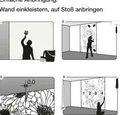 Komar Vliestapete »Digitaldruck Vlies -Natural Nuances - Größe 300 x 250 cm« bedruckt glatt Wohnzimmer, Schlafzimmer