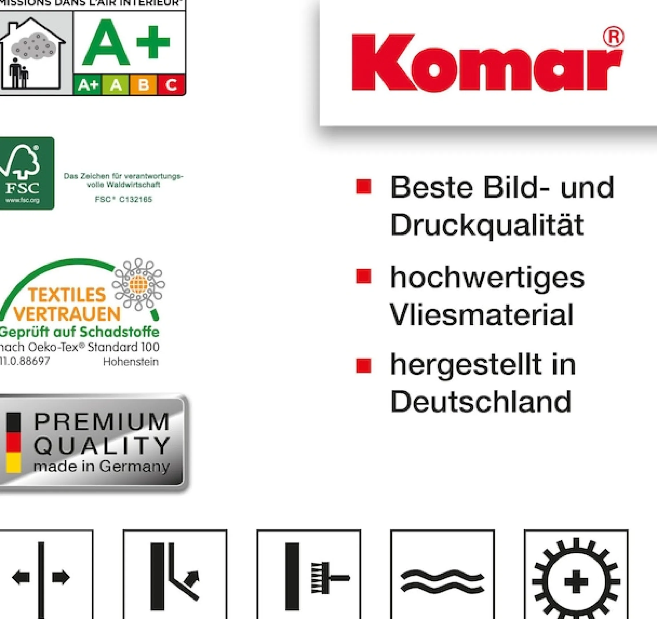Komar Vliestapete »Digitaldruck Vlies -Redwood - Größe 200 x 260 cm« bedruckt glatt Wohnzimmer, Schlafzimmer