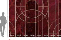 Komar Vliestapete »Digitaldruck Vlies -Pompeux - Größe 400 x 280 cm« bedruckt glatt Wohnzimmer, Schlafzimmer