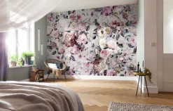 Komar Vliestapete »Digitaldruck Vlies -Lovely Blossoms - Größe 350 x 250 cm« bedruckt glatt Wohnzimmer, Schlafzimmer