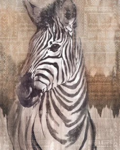 Komar Vliestapete »Digitaldruck Vlies -Zebra - Größe 200 x 250 cm« bedruckt glatt Wohnzimmer, Schlafzimmer
