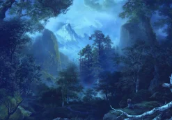 Komar Vliestapete »Digitaldruck Vlies -Midnight - Größe 400 x 280 cm« bedruckt glatt Wohnzimmer, Schlafzimmer