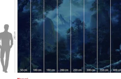 Komar Vliestapete »Digitaldruck Vlies -Midnight - Größe 400 x 280 cm« bedruckt glatt Wohnzimmer, Schlafzimmer