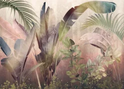 Komar Vliestapete »Digitaldruck Vlies -Rainforest Mist - Größe 350 x 250 cm« bedruckt glatt Wohnzimmer, Schlafzimmer