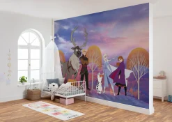 Komar Vliestapete »Digitaldruck Vlies -Frozen Autumn Forest - Größe 400 x 280 cm« bedruckt glatt Kinderzimmer