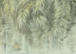 Komar Vliestapete »Digitaldruck Vlies -Palm Fronds - Größe 350 x 250 cm« bedruckt glatt Wohnzimmer, Schlafzimmer