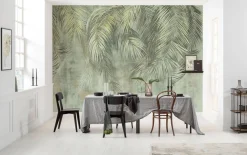 Komar Vliestapete »Digitaldruck Vlies -Palm Fronds - Größe 350 x 250 cm« bedruckt glatt Wohnzimmer, Schlafzimmer
