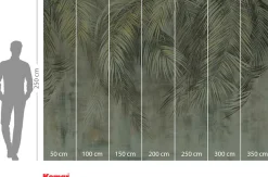 Komar Vliestapete »Digitaldruck Vlies -Palm Fronds - Größe 350 x 250 cm« bedruckt glatt Wohnzimmer, Schlafzimmer