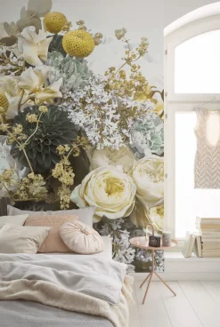 Komar Vliestapete »Digitaldruck Vlies -Gentle Bloom - Größe 200 x 250 cm« bedruckt glatt Wohnzimmer, Schlafzimmer
