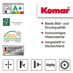 Komar Vliestapete »Digitaldruck Vlies -Gentle Bloom - Größe 200 x 250 cm« bedruckt glatt Wohnzimmer, Schlafzimmer