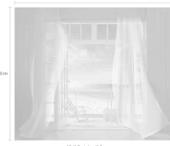 Komar Vliestapete »Digitaldruck Vlies -Malibu - Größe 300 x 250 cm« bedruckt glatt Wohnzimmer, Schlafzimmer