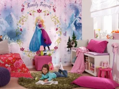 Komar Vliestapete »Digitaldruck Vlies -Frozen Family Forever - Größe 400 x 260 cm« bedruckt glatt Wohnzimmer, Schlafzimmer