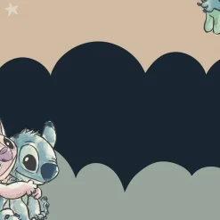 Komar Vliestapete »Disney Lilo and Stitch Cozy Clouds« bedruckt glatt Rolle mit 212 x 250 cm