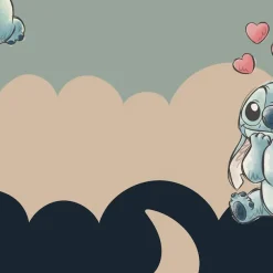 Komar Vliestapete »Disney Lilo and Stitch Cozy Clouds« bedruckt glatt Rolle mit 212 x 250 cm
