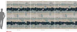 Komar Vliestapete »Disney Lilo and Stitch Cozy Clouds« bedruckt glatt Rolle mit 212 x 250 cm