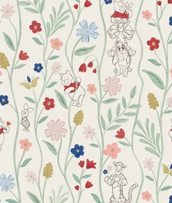 Komar Vliestapete »Disney Winnie the Pooh Blossom Friends« bedruckt glatt Rolle mit 212 x 250 cm