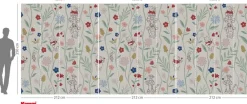 Komar Vliestapete »Disney Winnie the Pooh Blossom Friends« bedruckt glatt Rolle mit 212 x 250 cm
