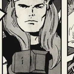 Komar Vliestapete »Marvel Classic Comic Panel Monochrome« bedruckt glatt Rolle mit 212 x 250 cm
