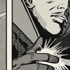 Komar Vliestapete »Marvel Classic Comic Panel Monochrome« bedruckt glatt Rolle mit 212 x 250 cm